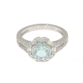 Sterling Silver Semi Mount Ring Setting Round RD7x7mm Baugette BG 2.5x1.5mm Syzjewelry